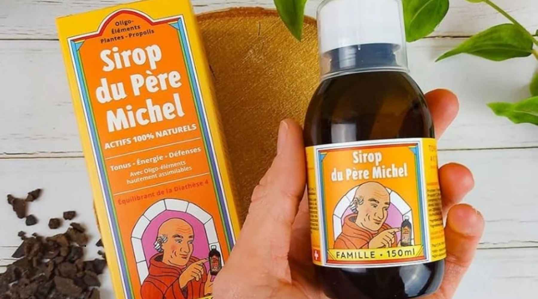 Un flacon de sirop du père michel