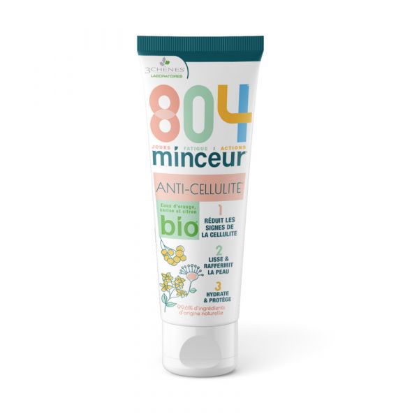 804 Crème Minceur Anti-cellulite - Tube 150 Ml - 3 chenes