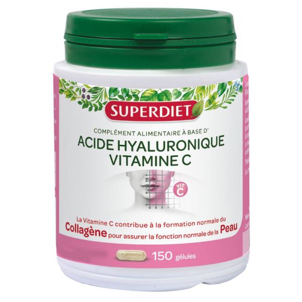 Acide Hyaluronique + Vitamine C - 150 Gélules