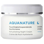 Aquanature, Crème De Nuit Hydratante - Pot 50 Ml