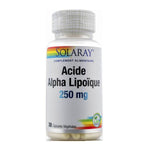 Acide Alpha Lipoïque 250 Mg - 30 Capsules Végétales - SOLARAY