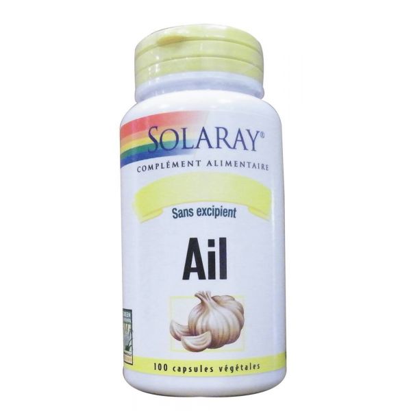 Ail 600 Mg - 100 Capsules Végétales - SOLARAY