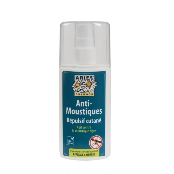 Anti-moustiques, Spray Répulsif Cutané - 100 Ml - Aries