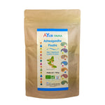 Sachet d'Ashwagandha en poudre 150g de la marque Ayur Vana