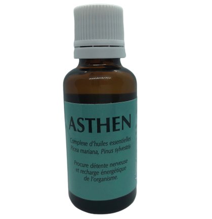 Un complexe d'huiles essentielles ASTHEN de 30 ml de la marque Jade Recherche