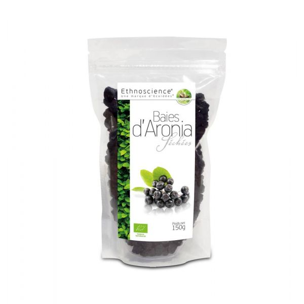 Baies D'aronia Séchées Bio - Sachet 150 G - Ecoidées