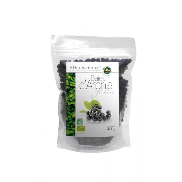 Baies D'aronia Séchées Bio - Sachet 400 G - Ecoidées