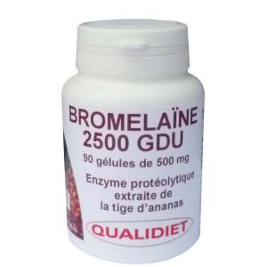 Bromélaïne 2500 Gdu - 90 Gélules - Vitalosmose