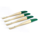 Brosse À Dents Adultes Souple Vert - Boîte De 4 - Cap Bambou