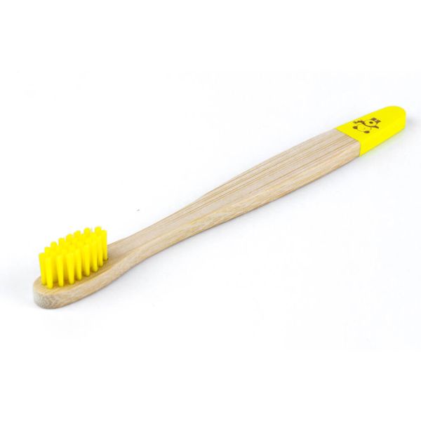 Brosse À Dents Enfants Jaune - Cap Bambou