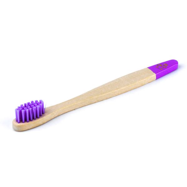 Brosse À Dents Enfants Violette - Cap Bambou