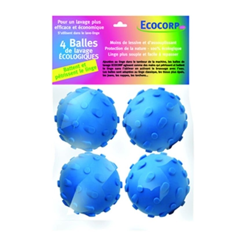 4 balles de lavage écologiques Ecocorp