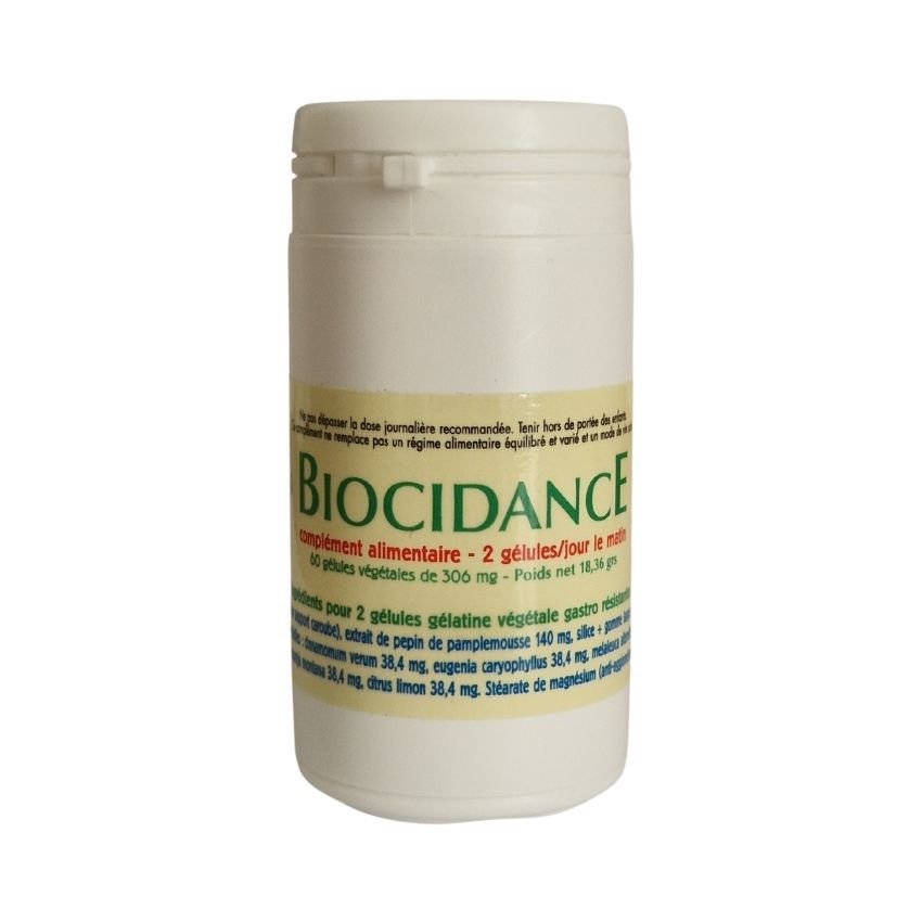 Boîte de 60 gélules de biocidance Jade Recherche