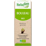 Un flacon d'extrait de bourgeons frais de Bouleau Bio de 30 ml de la marque HerbalGem.
