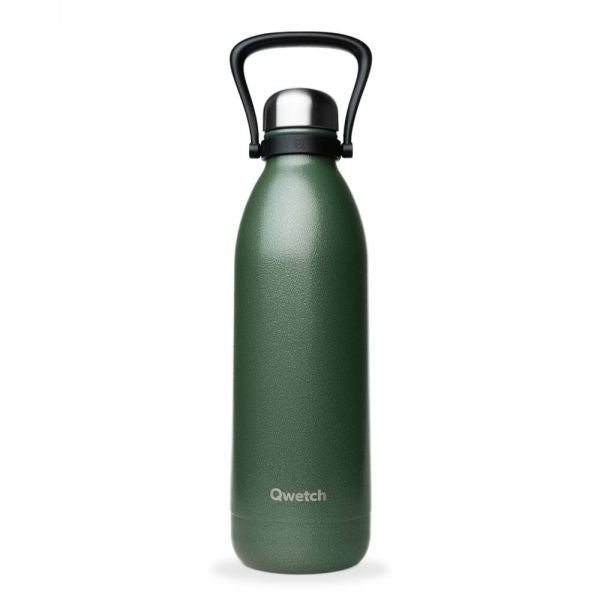 Qwetch - Bouteille Isotherme Army Green, Collection Titan - 1,5 L - Qwetch