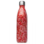 Qwetch - Bouteille Isotherme Inox Flowers Rouge - 750 Ml - Qwetch