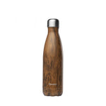 Qwetch - Bouteille Nomade Wood Brun Isotherme - 500 Ml - Qwetch