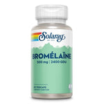 Bromelaïne 500 Mg Solaray Apportant 2400 Gdu - 60 Capsules Végétales - SOLARAY