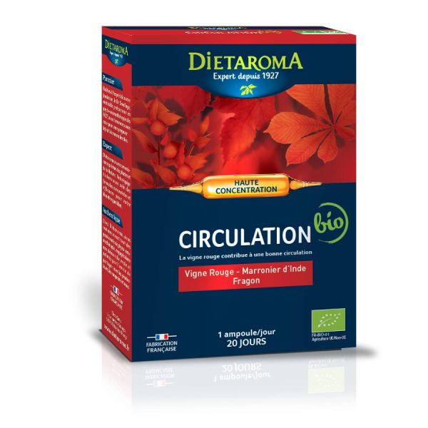 C.i.p. Circulation Bio - 20 Ampoules De 10 Ml - Dietaroma