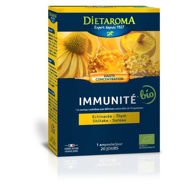 C.i.p. Immunité Bio - 20 Ampoules De 10 Ml - Dietaroma