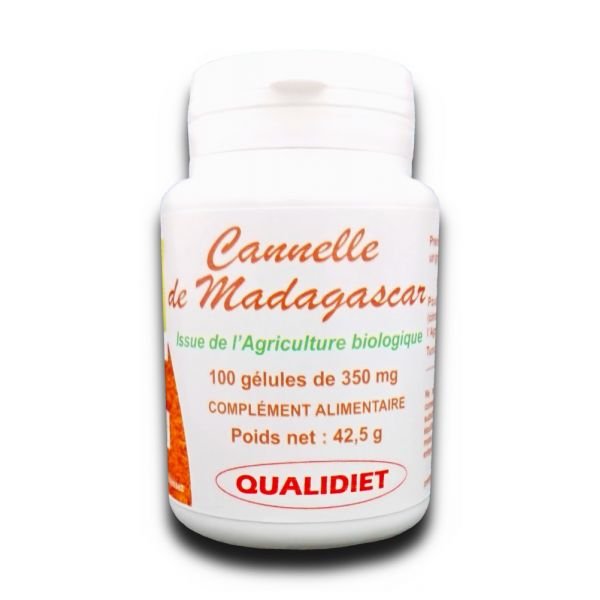 Cannelle Écorce 350 Mg Bio - 100 Gélules Végétales - Vitalosmose