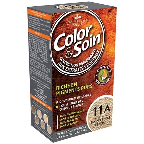 Color & Soin 11 A - Blond Sable Cendré - 135 Ml - 3 chenes