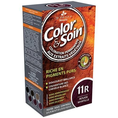 Color & Soin 11 R - Rouge Myrtille - 135 Ml - 3 chenes