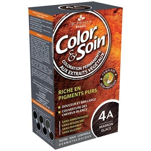 Color & Soin 4 A - Marron Glacé - 135 Ml - 3 chenes