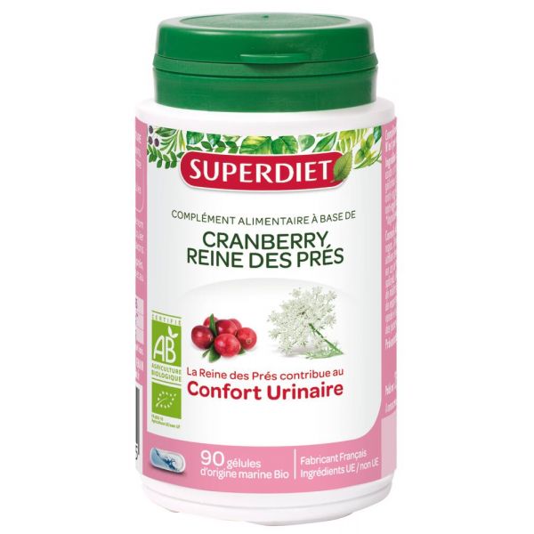 Cranberry + Reine Des Près Bio - 90 Gélules - Superdiet