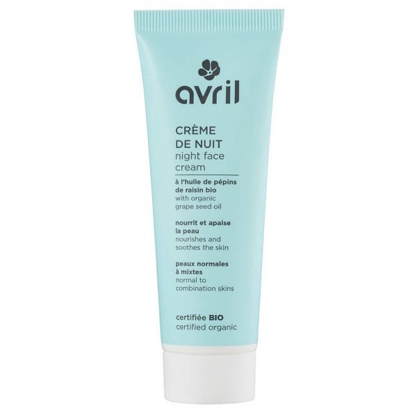 Crème De Nuit Peaux Normales Et Mixtes Bio - Tube 50 Ml - Avril