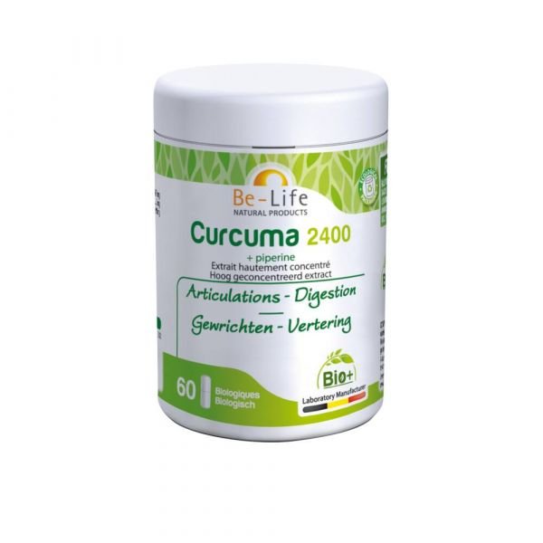 Curcuma Bio 2400 + Pipérine - 60 Gélules - Biolife