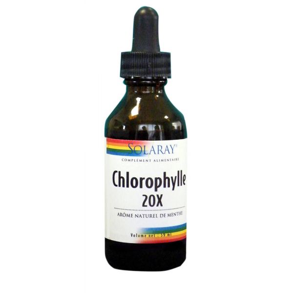 Chlorophylle 20x Liquide - 59 Ml - SOLARAY