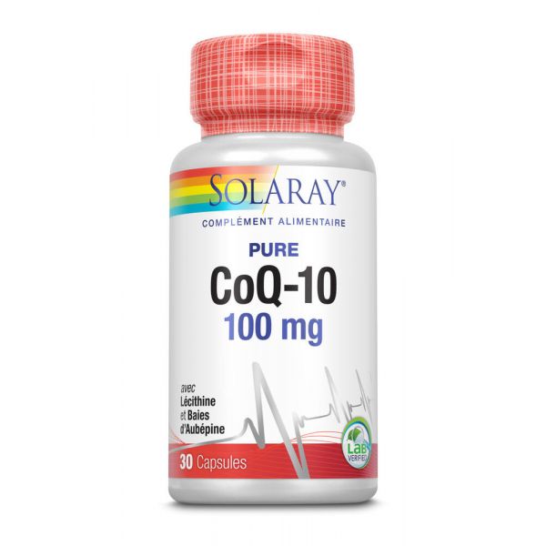 Co Q10 100 Mg - 30 Capsules Vegetales - SOLARAY