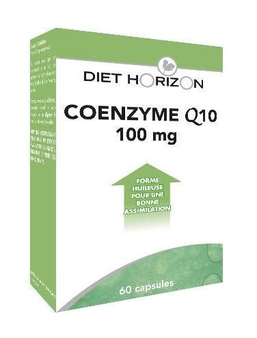 Une boite de 60 capsules de coenzyme Q10, une molécule présente dans tout l’organisme