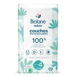 Couches Écologiques Taille 4 De 7 À 18 Kg - 44 Couches - Biolane Nature