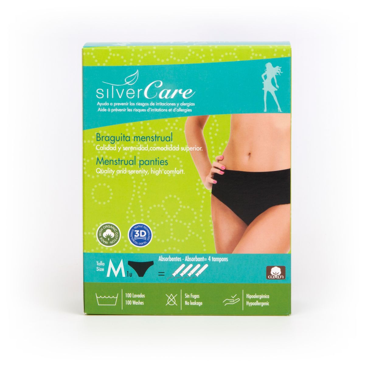 Culotte menstruelle taille M - Silver Care