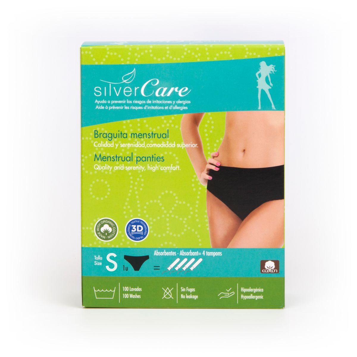 Culotte menstruelle taille S - Silver Care