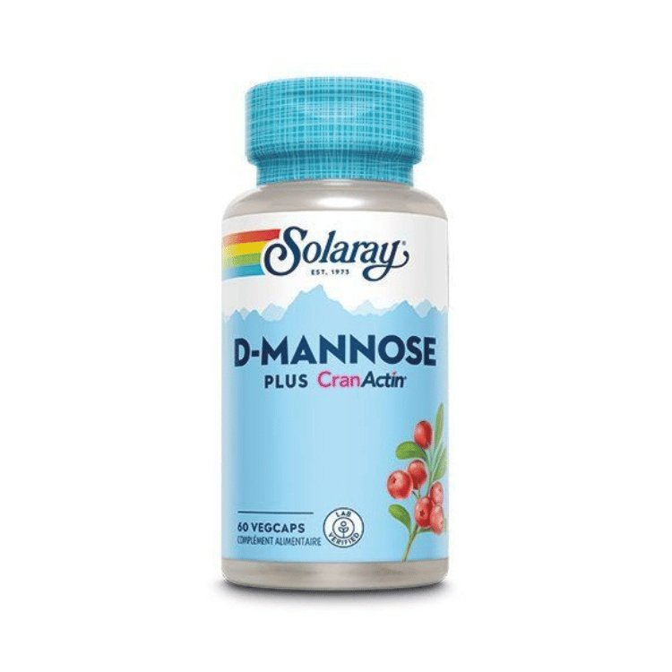 Boîte de 60 cpsules de D-mannose plus cran-actin