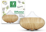 Le Diffuseur Brumisateur par Ultrasons est un concentré de technologies qui allie un diffuseur d'huiles essentielles par ultrasons à un brumisateur