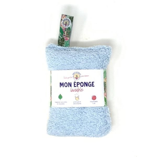 Anotherway - Eponge Lavable Bleue Ecologique - Anotherway