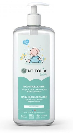 L'Eau micellaire bébé Bio assure un nettoyage naturel et tout en douceur de la peau fragile de bébé.