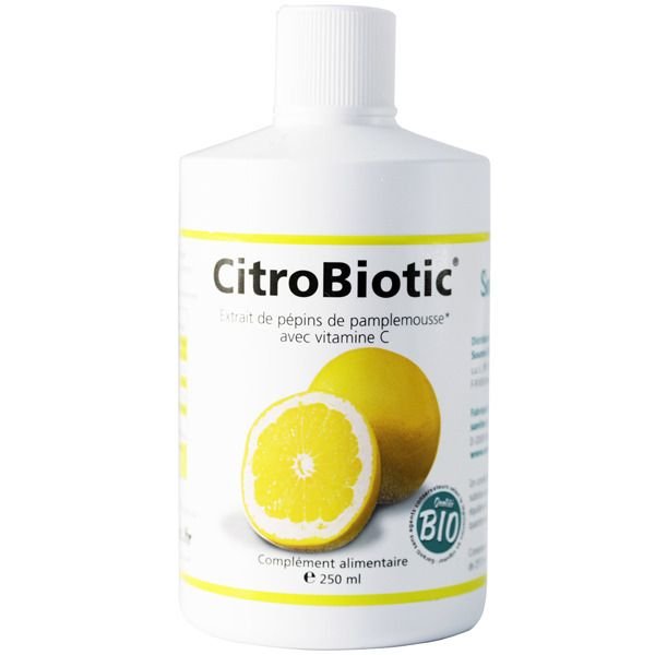 Extrait Pépins Pamplemousse Bio - 250 Ml - Citrobiotic