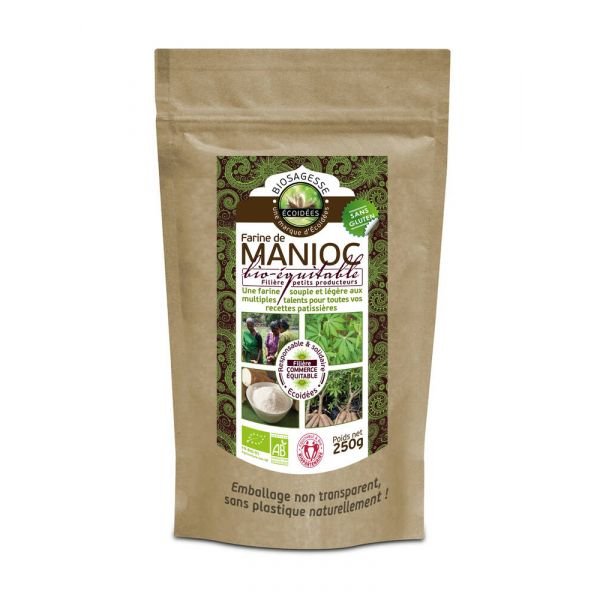 Farine De Manioc Bio - 250 G - Ecoidées