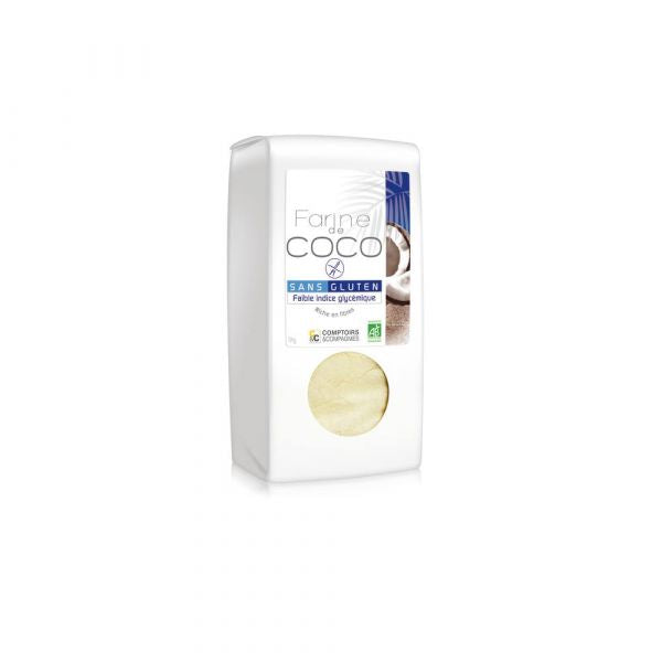 Farine De Noix De Coco Bio - 1 Kg - Comptoirs et compagnies