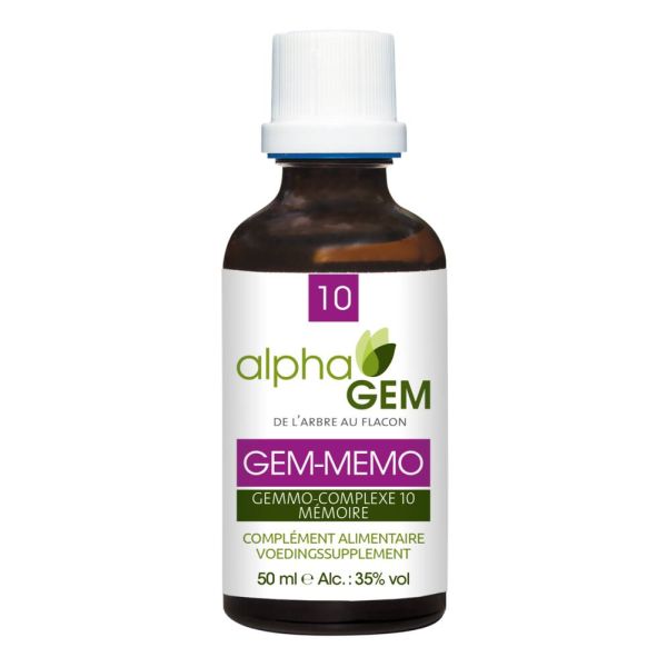 Gem-mémo 10 Bio - 50 Ml - Alphagem