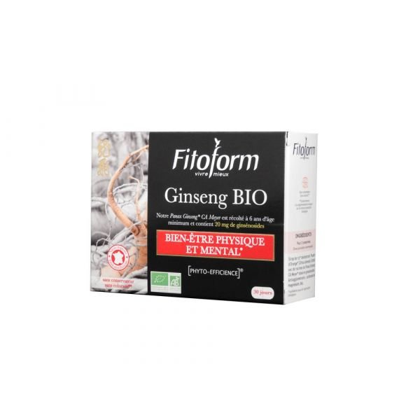 Ginseng Bio - 60 Comprimés - Fitoform