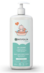 Ce gel lavant nettoie en douceur sans dessécher la peau et les cheveux de bébé.