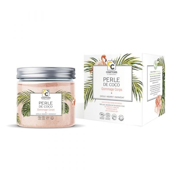 Gommage Corps Perle De Coco Bio - Pot 200 G - Comptoirs et compagnies