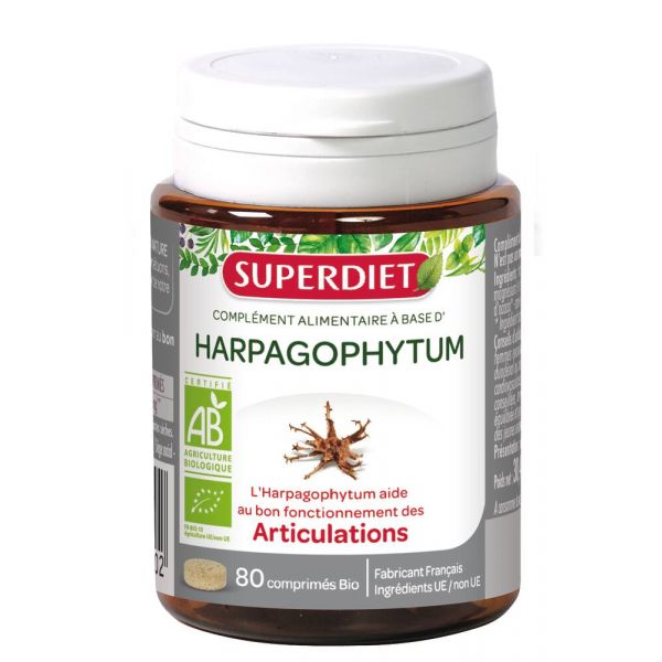 Harpagophytum Bio - 80 Comprimés - Superdiet