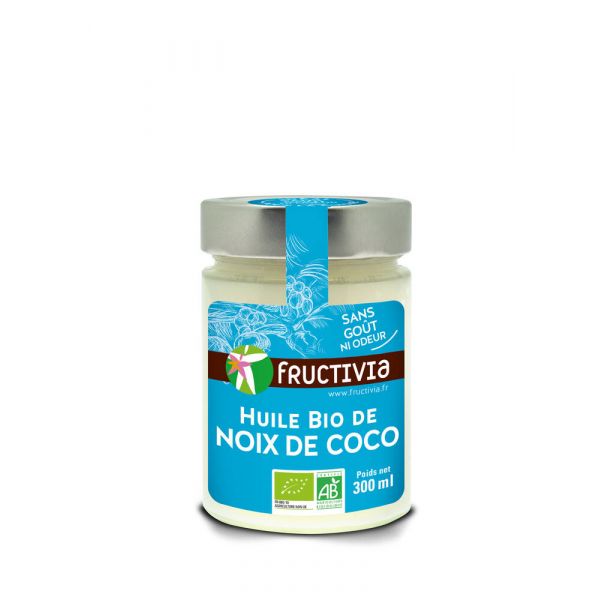 Huile De Coco Bio - Pot 300 Ml - Fructivia